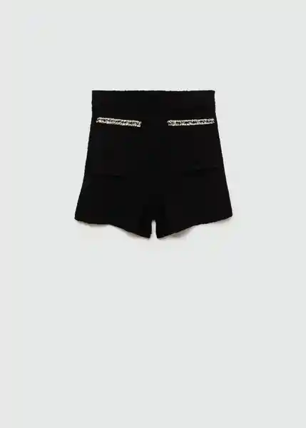 Short Caprice Negro Talla S Mujer Mango