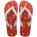 Sandalias Top Marvel Lgmn Rojo Rubí Talla 34 4146953 Havaianas