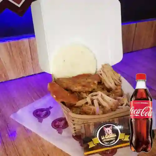 Combo Lechona Junior + Coca Cola Original 500 ml