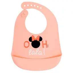 Minnie Babero Silicona