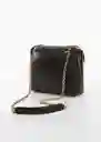 Bolso G Falco Negro Mujer Mango