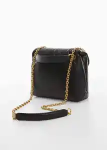 Bolso G Falco Negro Mujer Mango