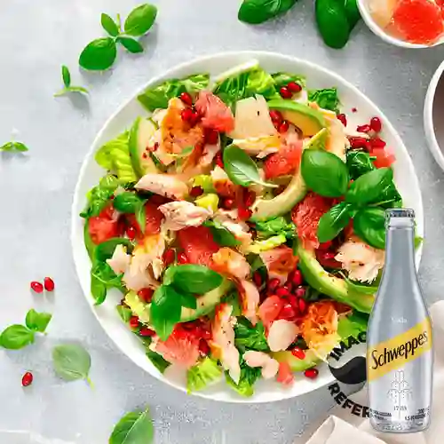 Combo Ensalada + Schweppes Soda 300ml