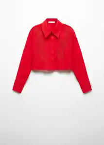 Camisa Ariel-H Rojo Talla XL Mujer Mango