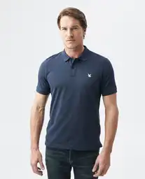 Camiseta Polo Muscle Azul Colonial Ultraoscuro T XS Chevignon