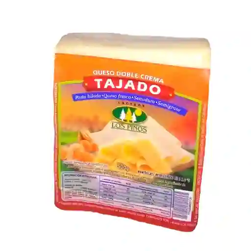 Queso Doble Crema Los Pinos Tajado