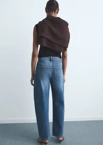 Jean Bet Tejano Oscuro Talla 32 Mujer Mango