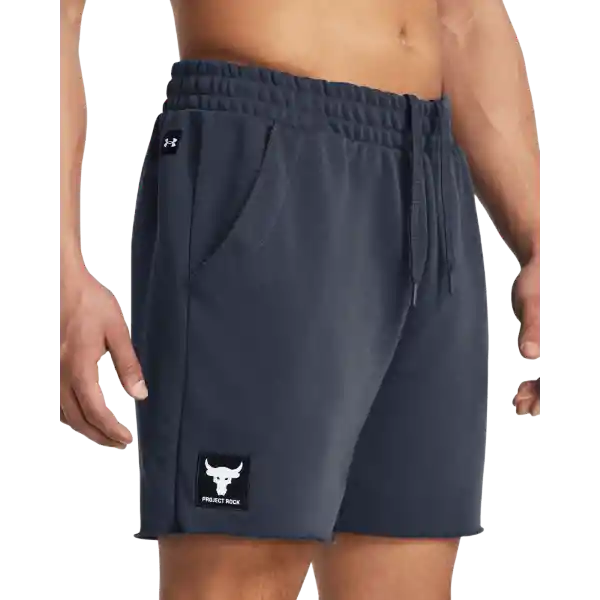 Under Armour Short Rock Hwt Terry Hombre Gris SM 1383186-044