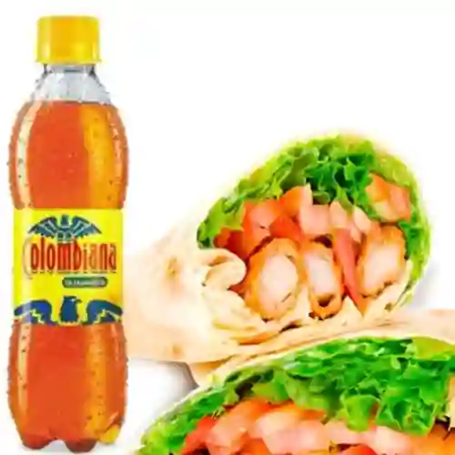 Burrito de Carne + Gaseosa Postobón250ml