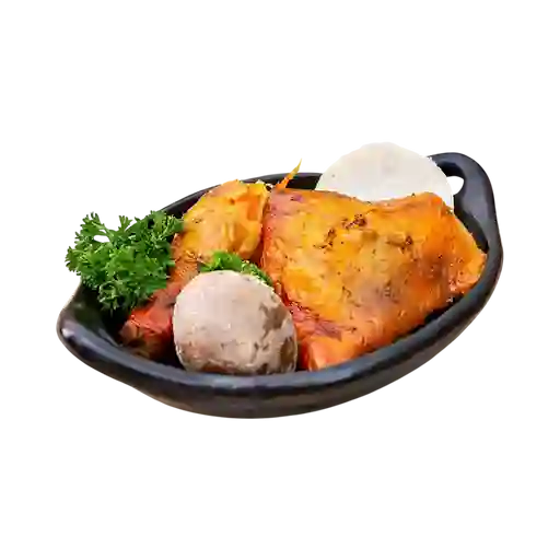 1/4 Pollo Asado "Carbón" O Frito