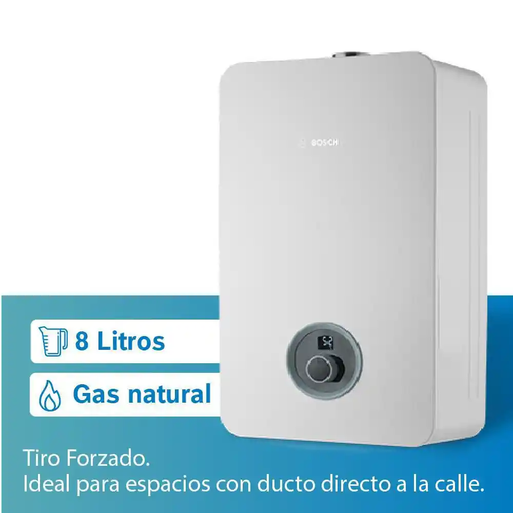Bosch Calentador Gas Natural Tiro Forzado