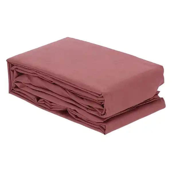 Casaideas Sábana Bajera 144 Hilos Rojo King XL Diseño 0111