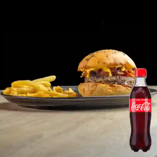 Combo Hamburguesa Ranchera +Cocacola Orig 400ml