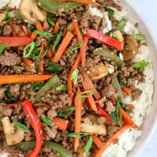 Combo Arroz Thai-car + Postre+ Bebida