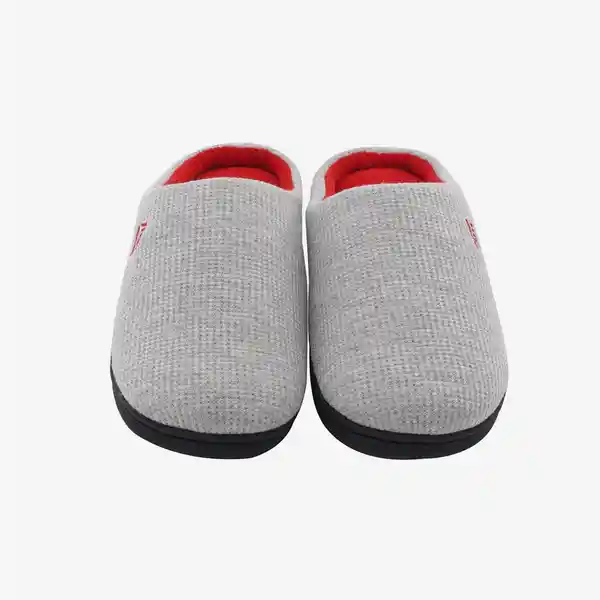 Inkanta Pantuflas Original Mujer Gris y Rojo M