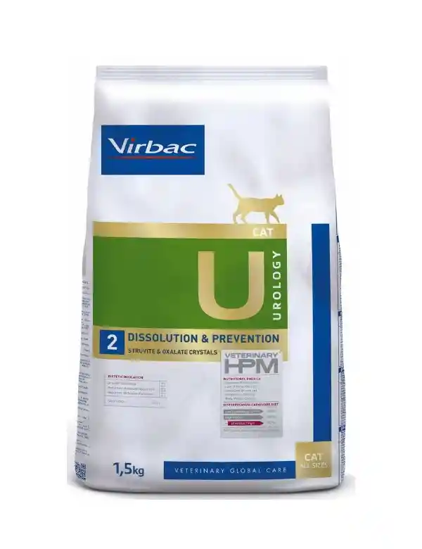 Virbac Alimento para Gato Dieta Urología Disolución Prevención