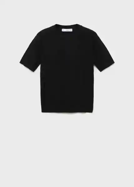 Jersey Basic Negro Talla S Mujer Mango