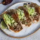 3 Tacos de Carnita Asada Res