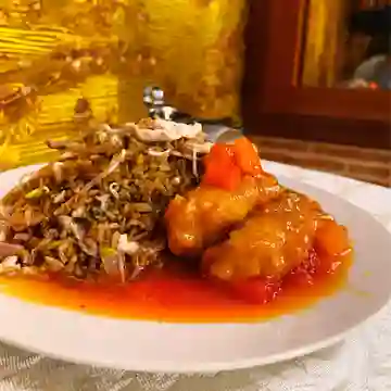 Arroz y Agridulce Pequeña