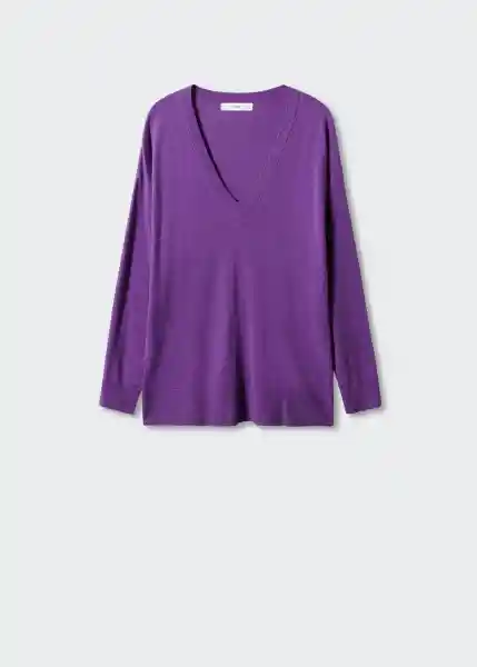 Jersey Lombia Morado Talla M Mujer Mango