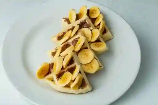 Waffle Tradicional de Nutella