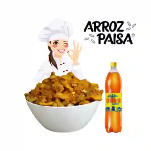 Arroz Paisa para 3 Personas + Bebida 1.4