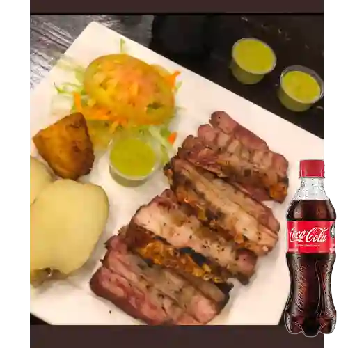 Combo Panceta Barril + Coca Cola Original 400 ml