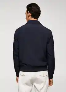 Chaqueta Grimaldi Navy Talla L Hombre Mango