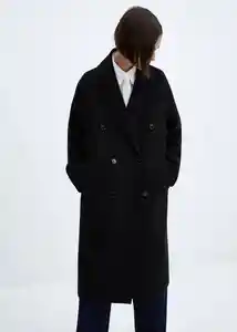 Abrigo Picarol Negro Talla S Mujer Mango