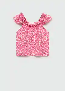 Camiseta Frida Fucsia Talla 06 Niñas Mango