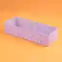 Organizador Plástico Apilable Serie Púrpura Miniso