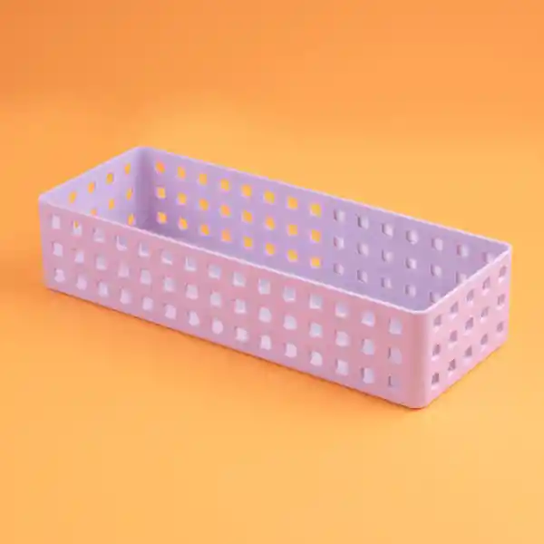 Organizador Plástico Apilable Serie Púrpura Miniso