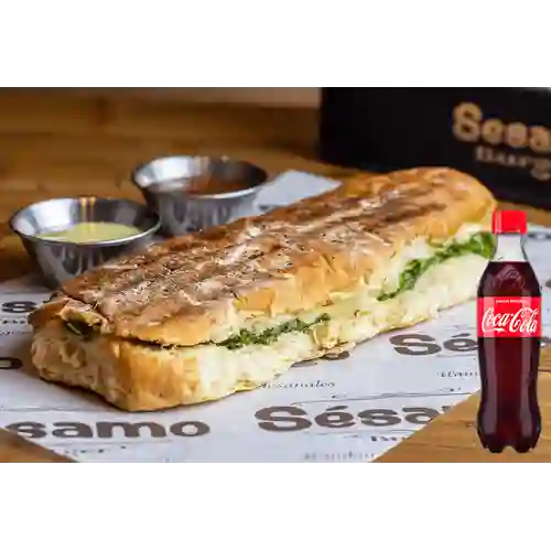 Combo Sándwich Ropa Vieja + Coca-Cola