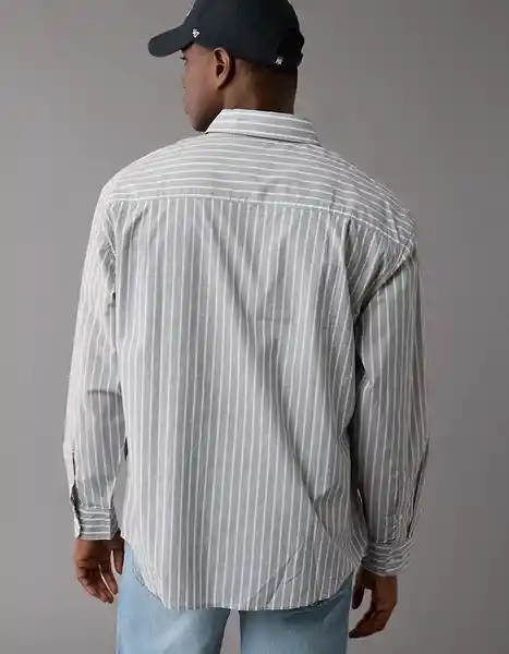 Camisa Hombre Gris Talla Large American Eagle 01536297