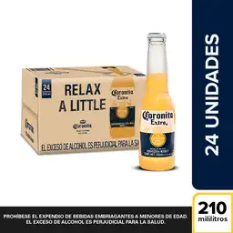 Cerveza Coronita - Botella 210 Ml X24