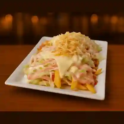 Salchipapa Típica