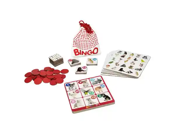 Juego de Mesa Bingo en Cartón Casaideas