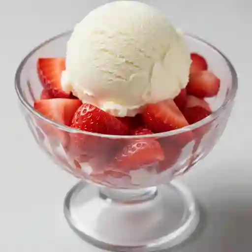 Fresas con Crema Mediana