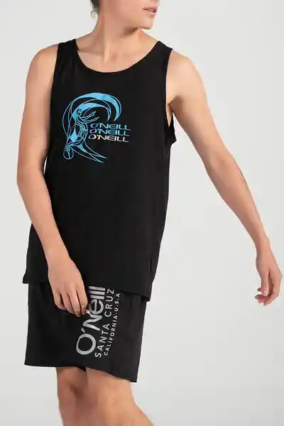 ONeill Camiseta Tank Original Masculina Negro Talla M