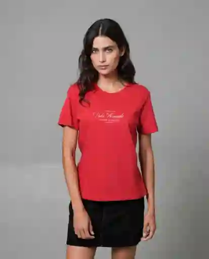 Camiseta Mujer Rojo XL 202G019_ROJ181657 Rifle