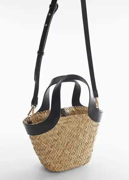 Bolso P Loop Negro Talla 99 Mujer Mango