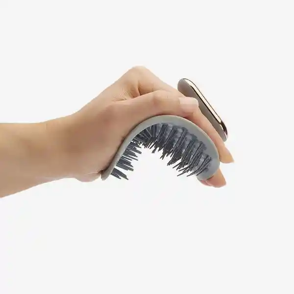 Manta Hair Cepillo Masajeador Para Peinar Gris