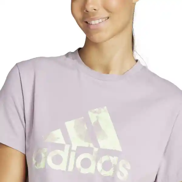 Adidas Camiseta W Aop Tee Mujer Morado Talla S Ref: IS4256