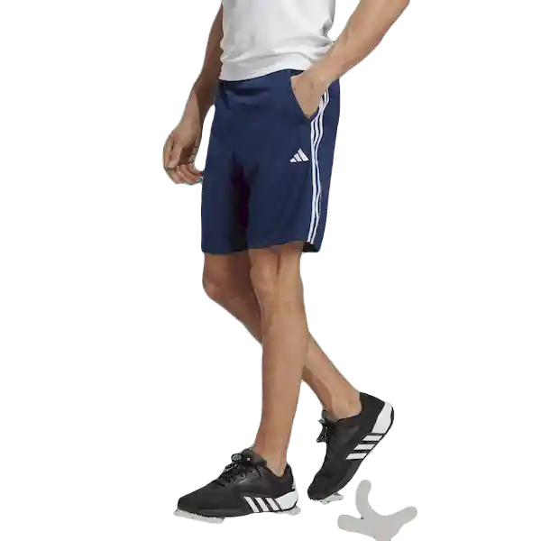 Adidas Pantaloneta Tr-Es Piq 3Sho de Hombre Azul Talla M