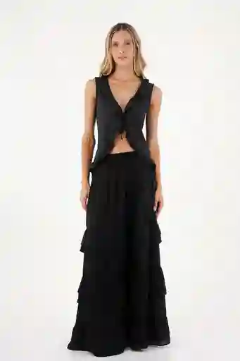 Falda Larga Julie Negro Talla 01 S