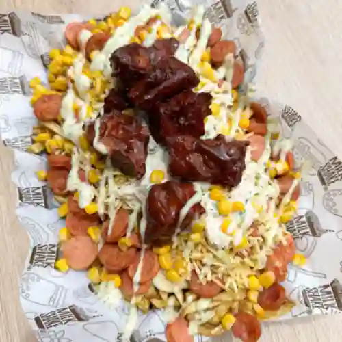 Salchipapa Costi Shake para Dos