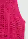 Vestido Maverick Fucsia Talla M Mujer Mango