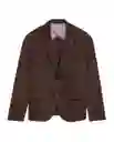 Blazer Continuativo Café Delicioso Ultraoscuro Talla L Chevignon