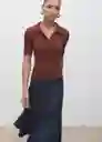 Falda Blanes Tejano Soft Talla XS Mujer Mango