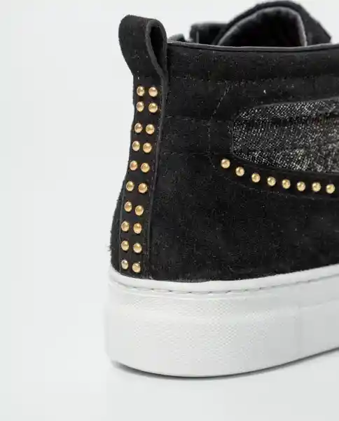 Tenis Hi Top Shimmer Negro Sombrio Ultraoscuro 37 Chevignon